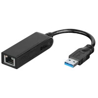 Adaptor de rețea D-Link DUB-1312/A1A, Negru