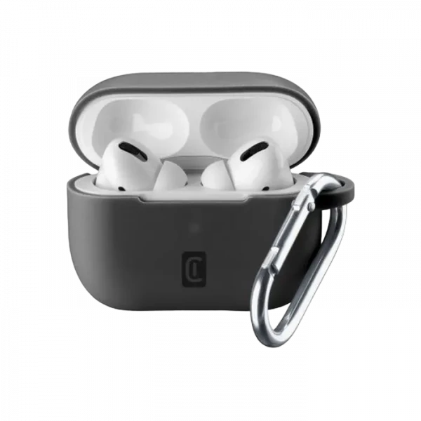Чехол для Airpods Cellularline Bounce - AirPods Pro, Чёрный