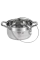 Кастрюля RESTO 92003, 3,6л, 20см, Нержавеющая сталь