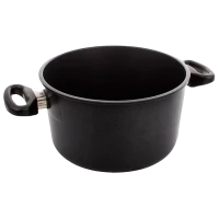 Cratiță AMT Gastroguss AMT-924SK-E-SET, 5L, 24cm, Negru