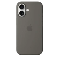 Чехол Apple iPhone16 Silicone Case with MagSafe, Stone Gray