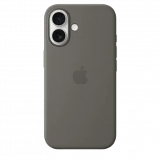 Чехол Apple iPhone16 Silicone Case with MagSafe, Stone Gray