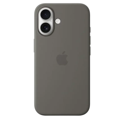 Чехол Apple iPhone16 Silicone Case with MagSafe, Stone Gray