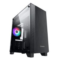 Компьютерный корпус Gamemax Nova N5, Midi-Tower, Без блока питания, Чёрный