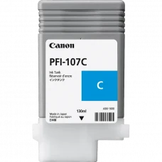 Cartuș de cerneală Canon PFI-107, 130ml, Cyan