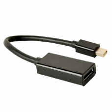 Adaptor Video Cablexpert A-mDPM-DPF4K-01, MiniDP (M) - DisplayPort (F), 0,15m, Negru