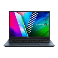 Laptop 14 ASUS Vivobook Pro 14 OLED M3401QA, Quiet Blue, AMD Ryzen 5 5600H, 8GB/256GB, Fără SO
