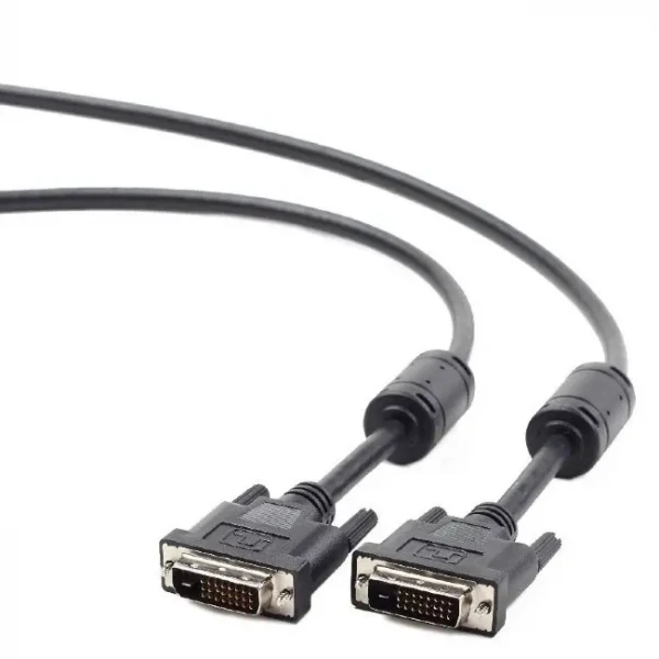 Cablu Video Cablexpert CC-DVI2-BK-10M, DVI-D (M) - DVI-D (M), 10m, Negru