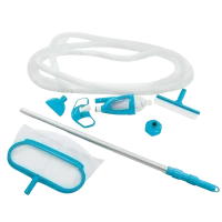 Kit de curățare a piscinei Intex Deluxe, Alb/Albastru, 28003