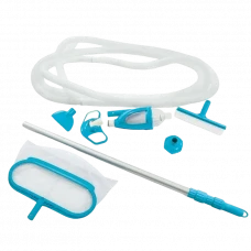 Kit de curățare a piscinei Intex Deluxe, Alb/Albastru, 28003