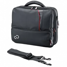 Geantă pentru Laptop Fujitsu Prestige Case Mini, 13.3, Piele artificială, Negru