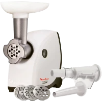 Мясорубка Moulinex ME-445A38, Белый | Черный