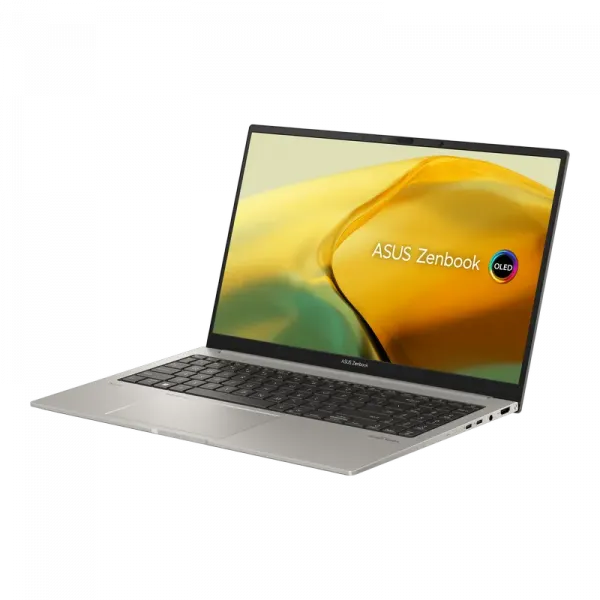 Laptop 15,6 ASUS Zenbook 15 OLED UM3504DA, Basalt Grey, AMD Ryzen 7 7735U, 32GB/1024GB, Fără SO