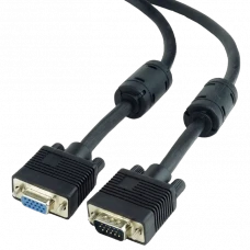 Cablu Video Cablexpert CC-PPVGAX-6B, VGA D-Sub (M) - VGA D-Sub (F), 1,8m, Negru