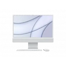 Computer All-in-One Apple iMac A2438 / 24 inch / M1 8-core CPU & GPU / 8GB RAM / 256GB SSD / macOS Big Sur / Argintiu