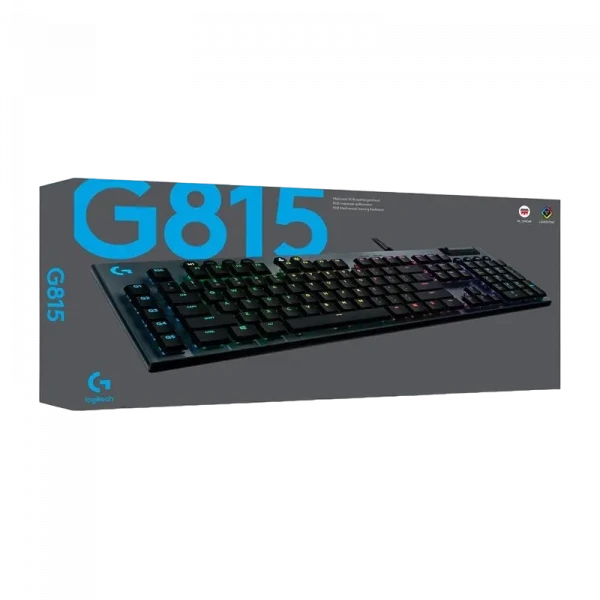Tastatură Logitech G815, Cu fir, Negru