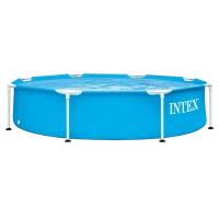 Piscină cu cadru metalic Intex Metal Frame, 1828L, Albastru deschis, 28205