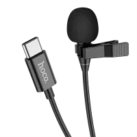 Microfon portabil pentru înregistrare vocală Hoco L14 Type C, USB, Negru