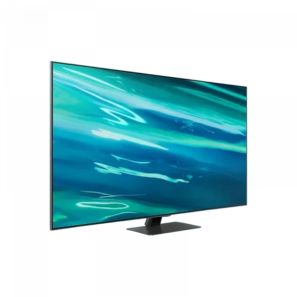 65 QLED SMART Телевизор Samsung QE65Q80AAUXUA, 3840x2160 4K UHD, Tizen, Чёрный