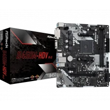 Placă de bază ASRock B450M-HDV R4.0, AM4, AMD B450, Micro-ATX