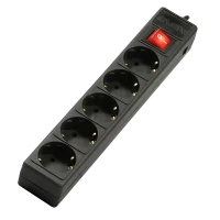 Prelungitor electric SVEN Optima Base, 5 Prize, 3m, Negru