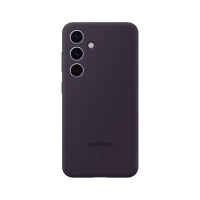 Чехол Samsung Silicone Cover Galaxy S24, Темно-фиолетовый