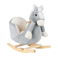 Детское кресло качалка Kikka Boo Horse, Серый