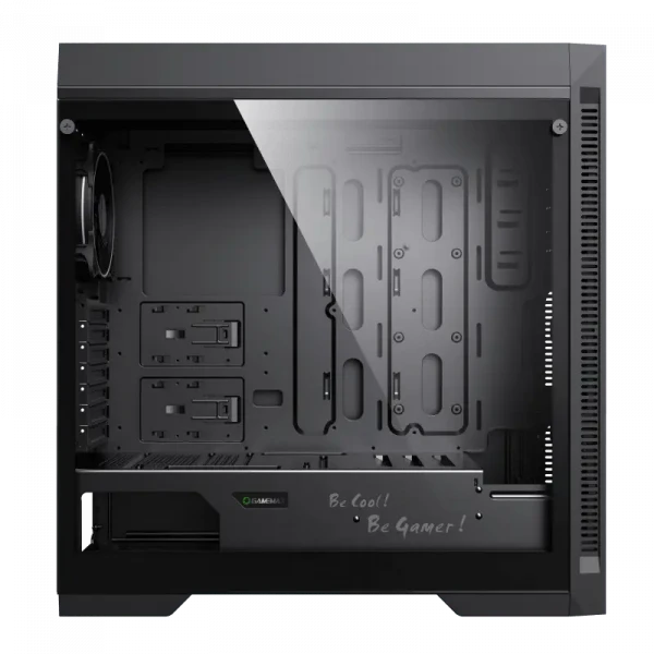 Компьютерный корпус Gamemax Abyss TR, Midi-Tower, Без блока питания, Чёрный