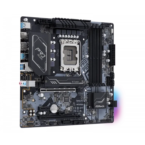 Placă de bază ASRock H670M PRO RS, LGA1700, Intel H670, Micro-ATX