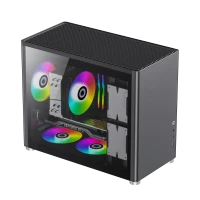 Компьютерный корпус Gamemax SPARK, Mini-Tower, Без блока питания, Чёрный