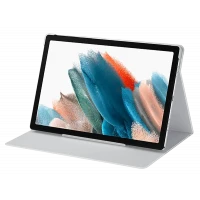Husă pentru tabletă Samsung Tab A8 Book Cover, 10,5, Poliuretan, Argintiu