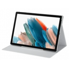 Husă pentru tabletă Samsung Tab A8 Book Cover, 10,5, Poliuretan, Argintiu