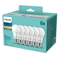 Bec cu LED Philips FR ND 6PF/6 DISC, E27, Alb Cald