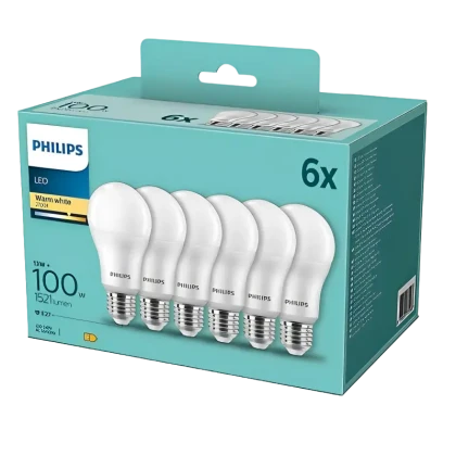 Светодиодная лампа Philips FR ND 6PF/6 DISC, E27, Теплый Белый