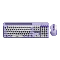 Клавиатура Havit KB832GCM, Беспроводное, Фиолетовый | Белый