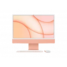 Computer All-in-One Apple iMac A2438, M1 with 8-core CPU and 8-core GPU, 16GB/512GB, macOS Big Sur, Portocaliu