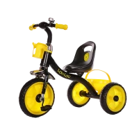 Bicicletă cu trei roți Kikka Boo Lou-Lou Kimi, Galben