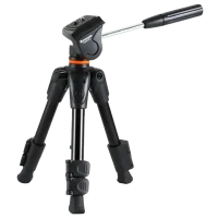 Мини-штатив Vanguard ESPOD CX 1, 2-плоскостная Панорамная видеоголовка, Чёрный