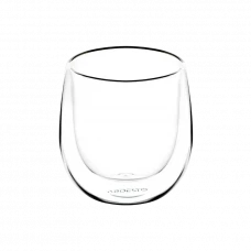 Set de pahare Ardesto 120 ml 2 buc, Transparent