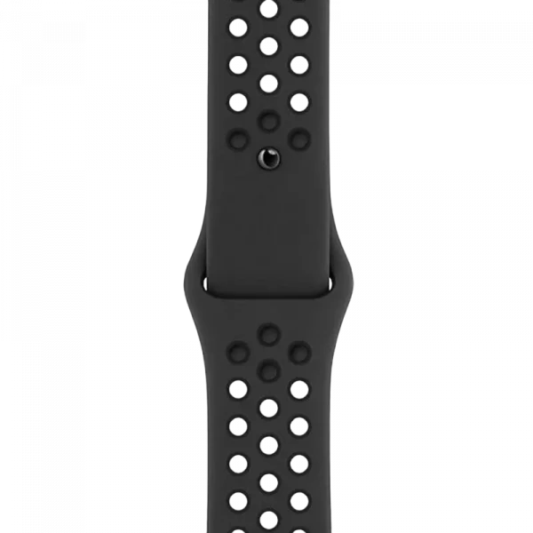 Ceas inteligent Apple Watch Nike Series 6 MG173, 44mm, Carcasă din aluminiu cu bandă sport Anthracite/Black