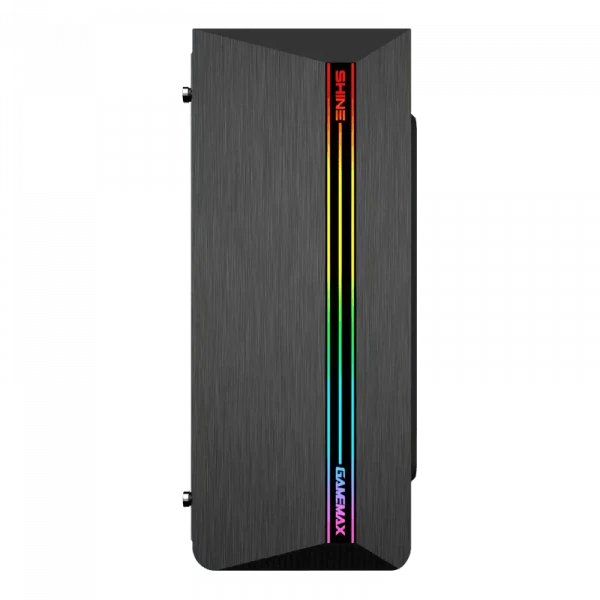 Компьютерный корпус Gamemax Shine, Midi-Tower, Без блока питания, Чёрный
