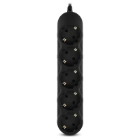 Prelungitor electric SVEN EX-I5, 5 Prize, 0,5m, Negru