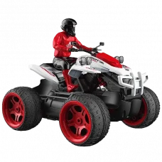 Jucărie cu telecomandă Crazon Motorcycle Smoking Beach, 1:14, Negru/Rosu (333-MT21142)