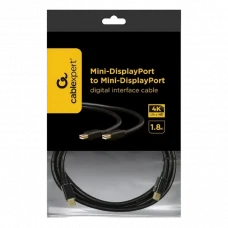 Cablu Video Cablexpert CCP-mDPmDP2-6, MiniDP (M) - miniDP (M), 1,8m, Negru