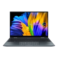 Laptop 14 ASUS Zenbook 14 Flip OLED UP5401EA, Pine Grey, Intel Core i5-1135G7, 8GB/256GB, Fără SO