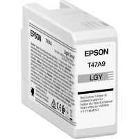 Картридж чернильный Epson T47A9 UltraChrome PRO 10 INK, C13T47A900, Светло-Серый