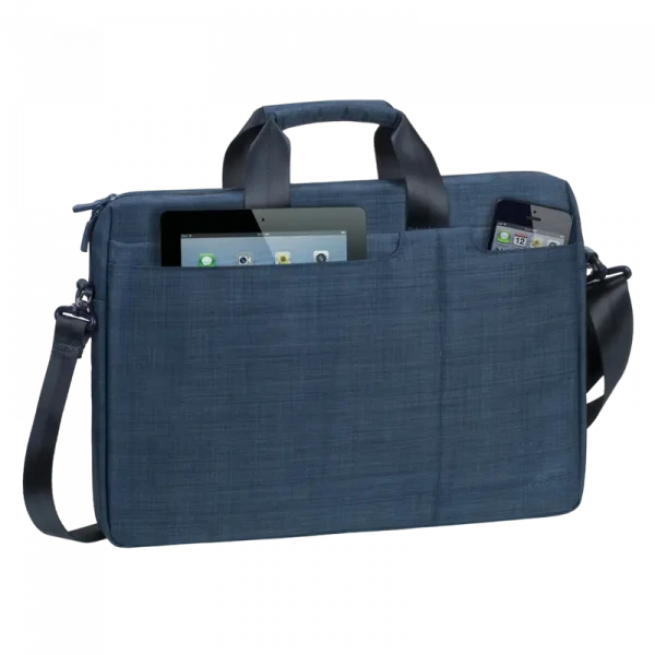 Сумка для ноутбука Rivacase Biscayne, 15.6, Полиэстер, Синий