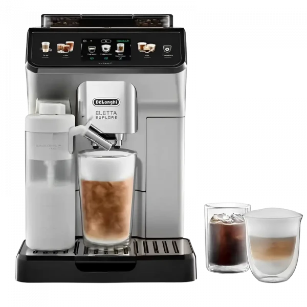 Кофемашина DeLonghi ECAM450.65.S, Нержавеющая Сталь | Черный