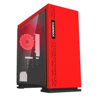 Компьютерный корпус Gamemax EXPEDITION, Mini-Tower, ATX, Красный