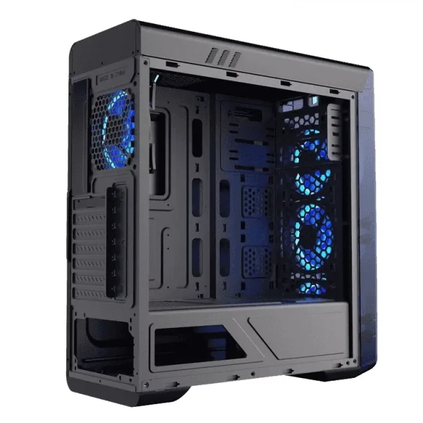 Компьютерный корпус Gamemax MoonLight, Mini-ITX, без PSU, Чёрный